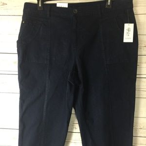 Style Co Navy Capri Pants Industrial